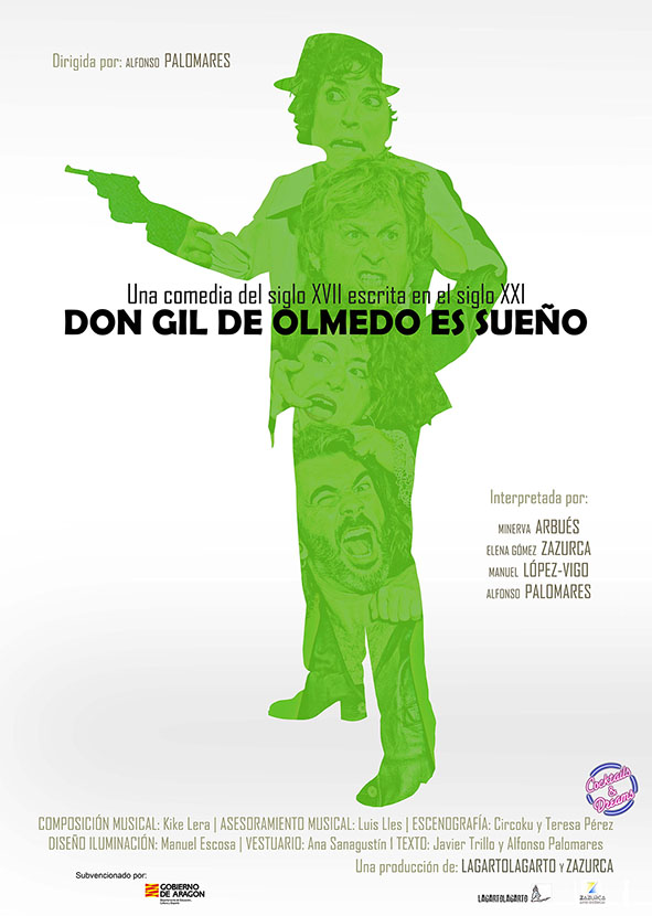 Cartel DON GIL DE OLMEDO ES SUEÑO (diseño Agustín Pardo)